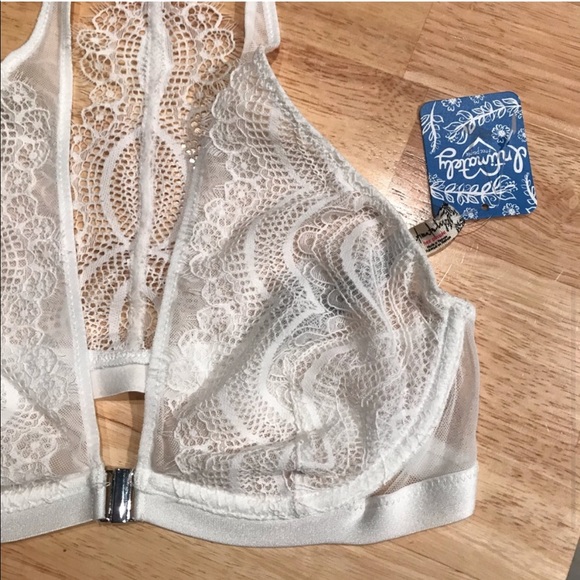 Free People Clara Eyelash Underwire Bra NWT - Picture 4 of 7